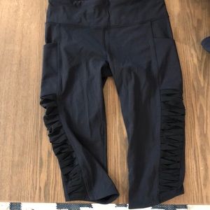 Black cropped Lulus